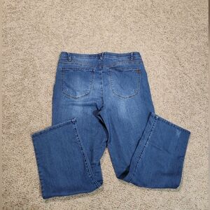 Democracy Women's Straight Leg Blue Jeans